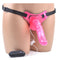 G-Spot Vibrating Curved Dildo w/ Harness