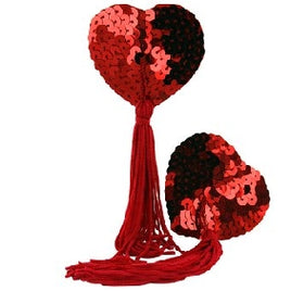 Love Heart Nipple Tassels